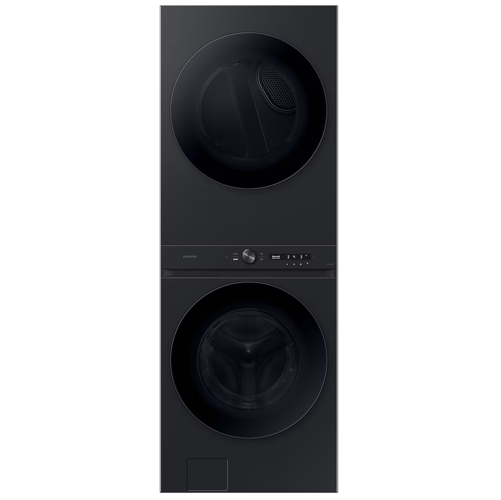 Torre De Lavado Secado 22 kg Samsung Bespoke Smart Inverter Con AI OptiWash Y AI Optimal Dry Negro