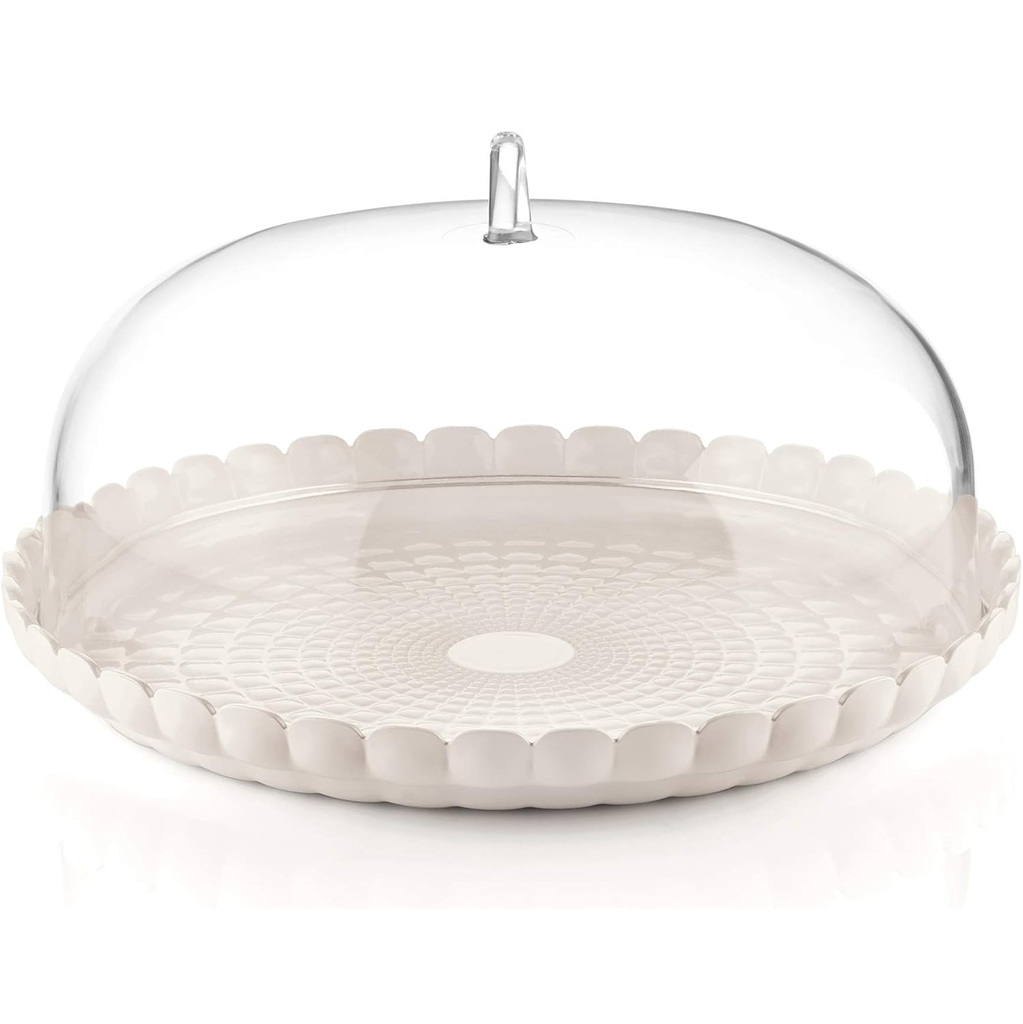 Portatorta Guzzini Tiffany L Con Campana Blanco
