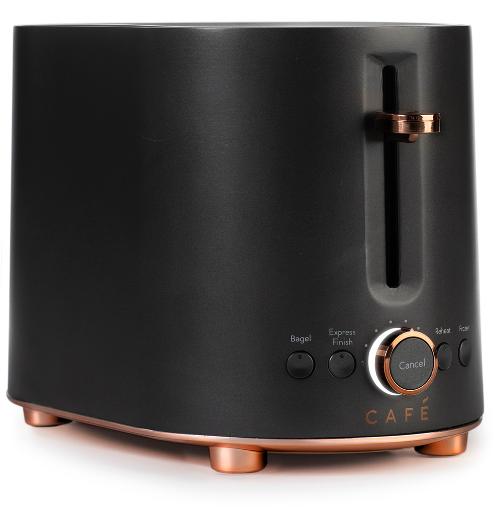 Tostadora De Pan Cafe 2 Rebanadas Ranuras Extra Anchas 8 Niveles 1600W Negro