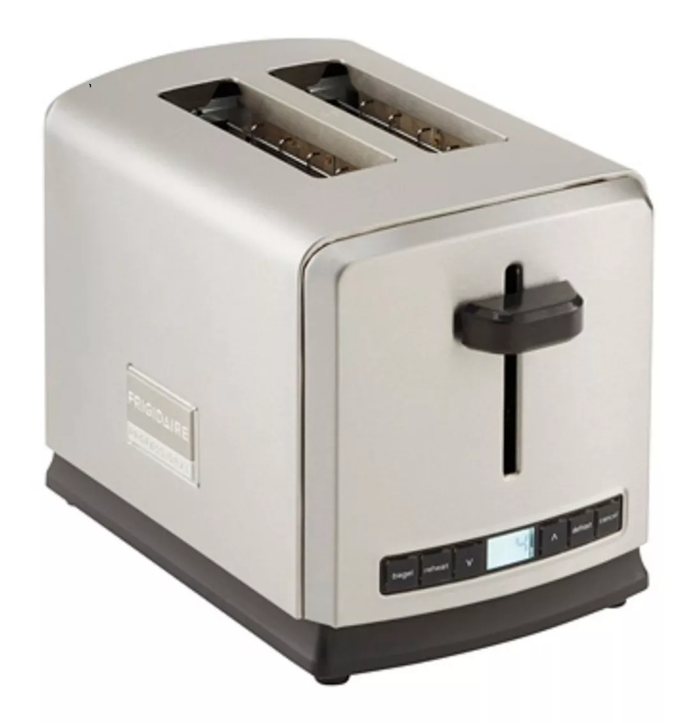 Tostadora De Pan Frigidaire Professional 2 Rebanadas Ranuras Extra Anchas 7 Niveles Acero