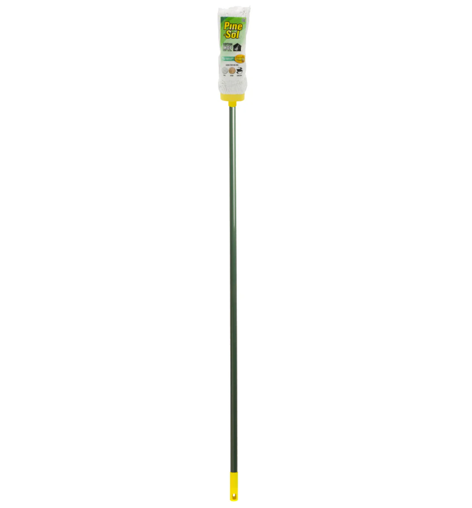 Mopa Pine Sol Absorbe Y Limpia 300 Gr De Algodon Verde Y Amarillo