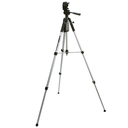 Tripode Konus 3 Pod-6 3 Secciones Altura 165 Cm Con Bolsa De Nylon Negro Y Plateado