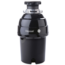 Triturador De Desperdicios GE De Alimentacion Continua Para Fregaderos 1 Hp Negro