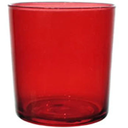 Juego De Vasos Pasabahce Bistro Bajos 6 Pzas 380 Ml Rojo