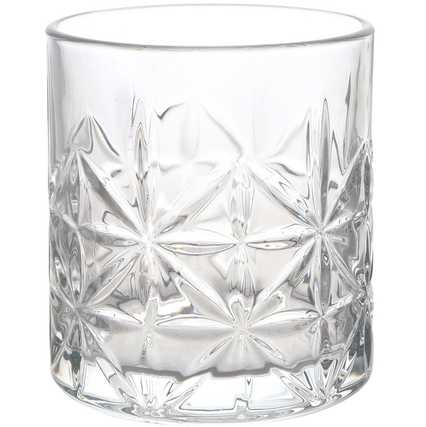 Juego De Vasos De Whisky Westinghouse Bajos 6 Pzas 320 Ml De Vidrio Transparente