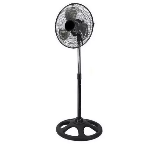 Ventilador De Pedestal Artic 25 Cm 3 Vel Oscilante Negro