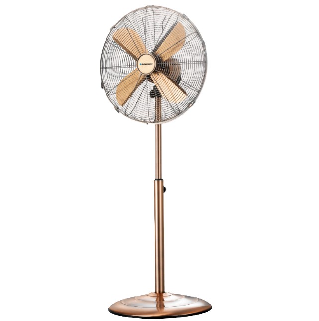 Ventilador De Pedestal Blaupunkt 41 Cm 3 Vel 4 Aspas Oscilante Cobre