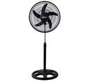 Ventilador De Pedestal Oster De 40 Cm 3 Vel 5 Aspas Oscilante Negro
