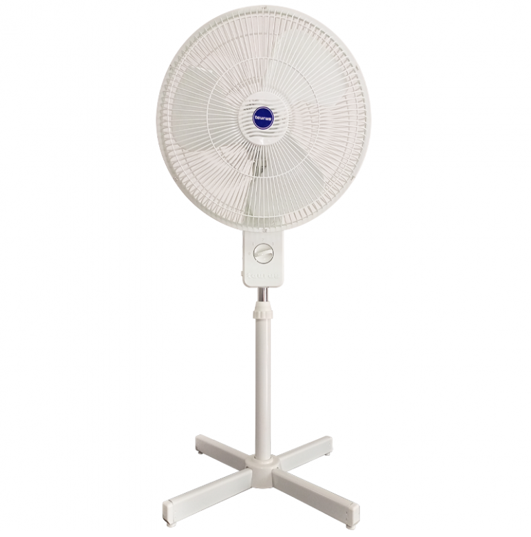 Ventilador De Pedestal Taurus 45 Cm 3 Vel 3 Aspas Oscilante Blanco