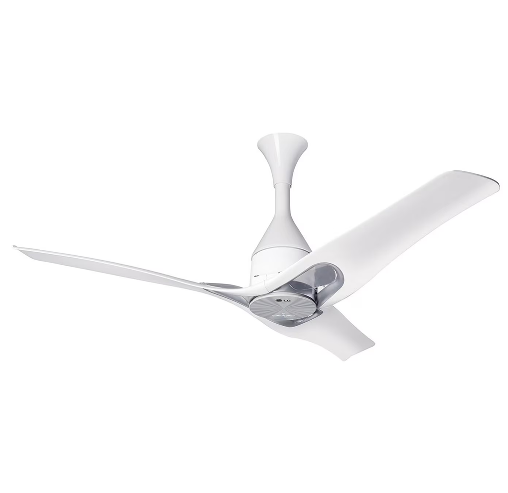 Ventilador De Techo LG Premium 3 Aspas Wifi Thinq Motor Inverter Con Control Blanco