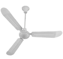 Ventilador De Techo Silver Prince Industrial 142 Cm 5 Vel 3 Aspas Con Control De Pared Blanco