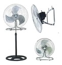Ventilador Transformable Omega 45 Cm 3 Vel 3 Aspas 3 en 1 Plateado