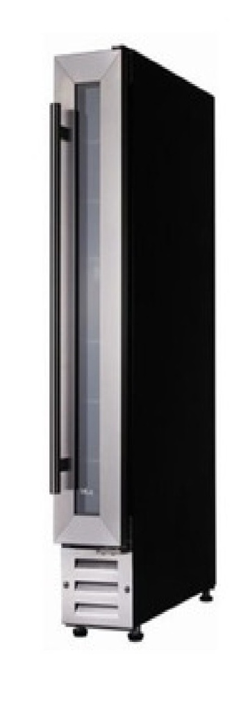 Vinera Tecnolam 15 Cm 7 Botellas Empotrable Acero