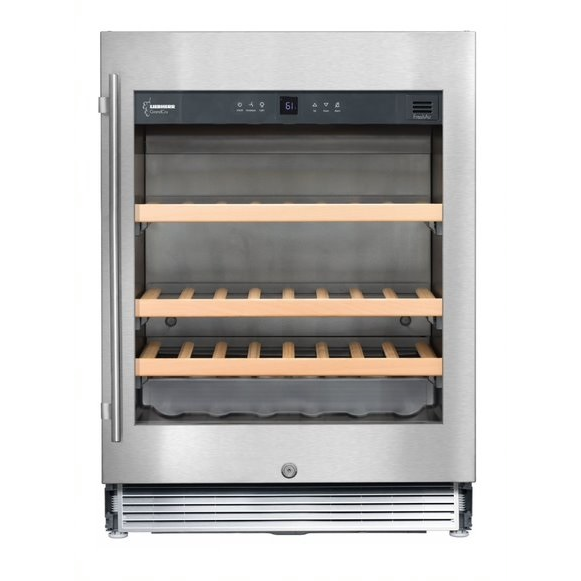 Vinera Tecnolam 60 Cm 52 Botellas Doble Zona Empotrable Acero