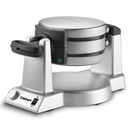 Waflera Cuisinart Pro De 2 Porciones Antiadherente Rotativa Con Perilla De Control 6 Niveles 1400W Acero