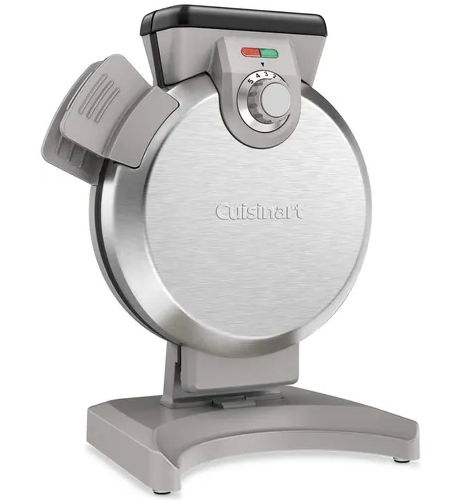 Waflera Cuisinart Vertical Antiadherente Con Boquilla De Llenado 5 Niveles 800W Acero