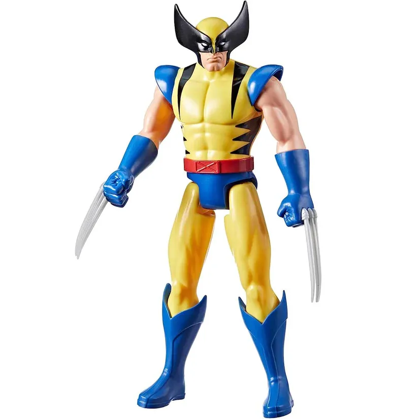 Wolverine Hasbro Marvel Titan Hero Xmen 30 Cm Amarillo Y Azul