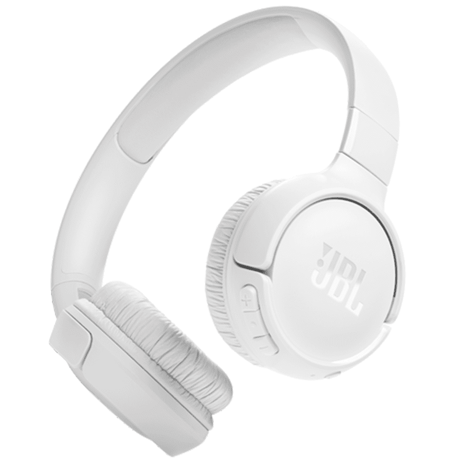 Audifonos JBL Tune 520BT On Ear Inalambricos Plegables Microfono Y Bluetooth 5.3 Blanco