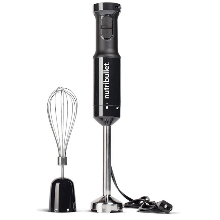 Batidora De Inmersion Nutribullet 2 Vel Con Mezclador Intercambiable 350W Negro