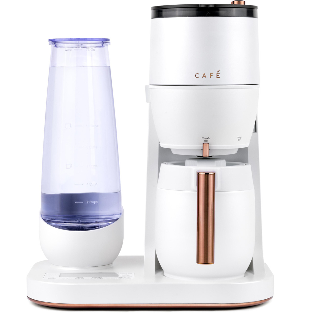Cafetera Cafe Individual Smart Termica Control De Intensidad Y Temperatura Molino Ajustable Blanco