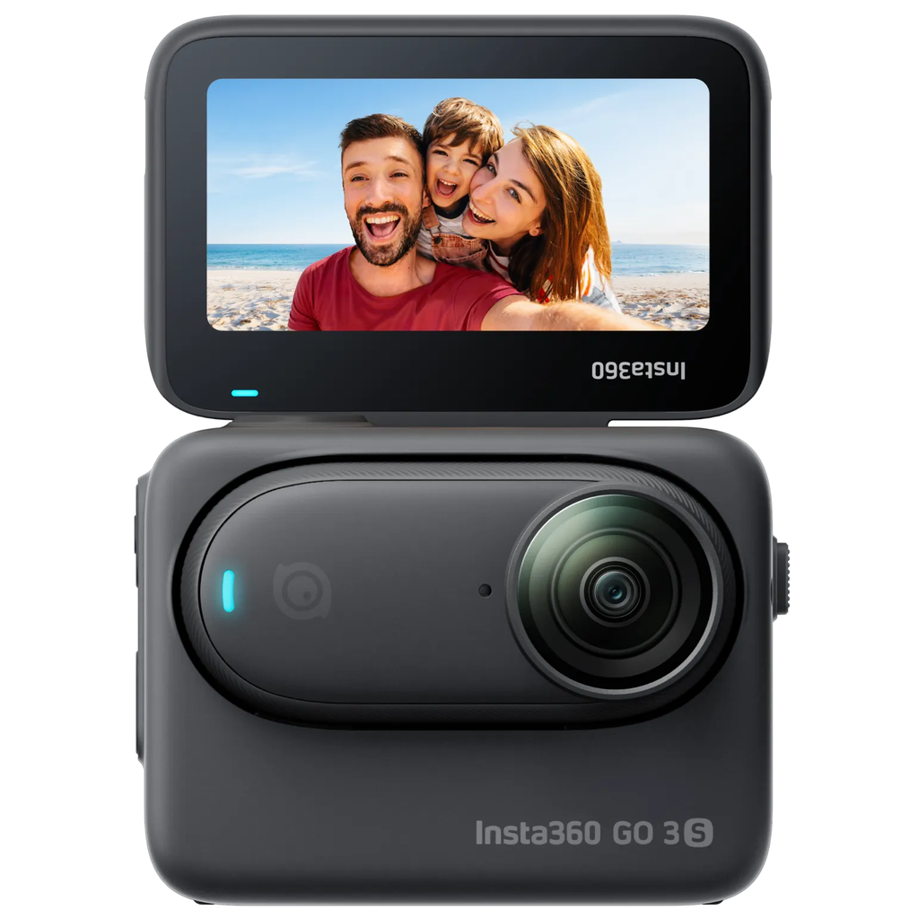 Camara Insta360 GO 3S 4K 64Gb POV Manos Libres Con Montaje Magnetico Resistente Al Agua Negro