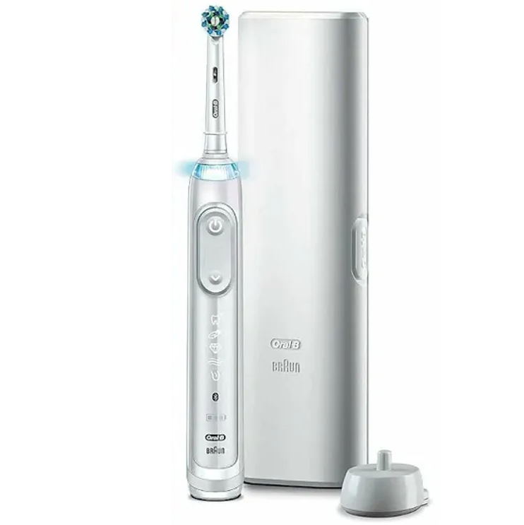 Cepillo De Dientes Electrico Oral B Genius X Limited Recargable Con IA Y Bluetooth Blanco