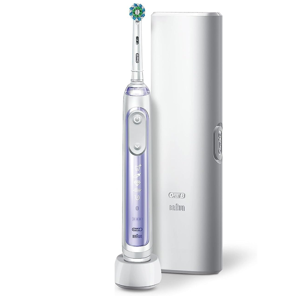 Cepillo De Dientes Electrico Oral B Genius X Limited Recargable Con IA Y Bluetooth Morado