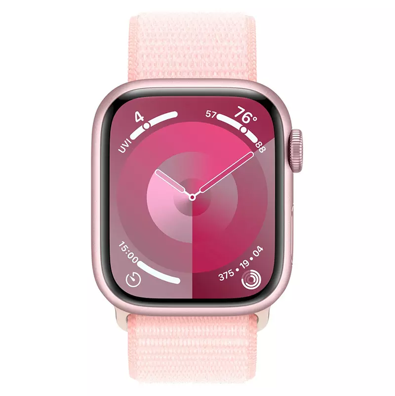 Reloj Apple Watch Series 9 1.6" Funcion Doble Toque Y Sensor De Oxigeno En Sangre Rosado