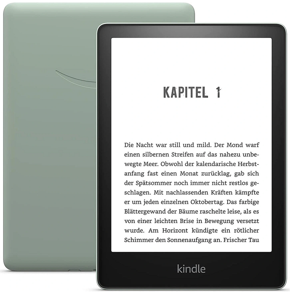 Tablet Amazon Kindle Paperwhite 6.8" Sin Reflejo 300 Ppi 16 Gb 11va Resistente Al Agua Verde Agave
