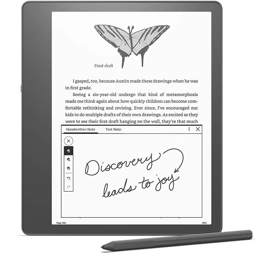 Tablet Amazon Kindle Scribe Paperwhite 10.2" Sin Reflejo 300 Ppi 16 Gb Con Lapiz Basico Negro