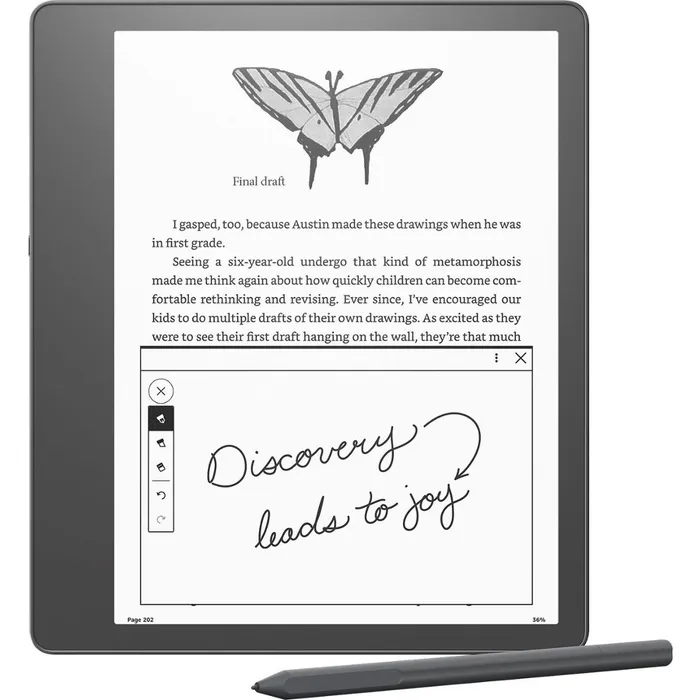 Tablet Amazon Kindle Scribe Paperwhite 10.2" Sin Reflejo 300 Ppi 16 Gb Con Lapiz Premium Negro