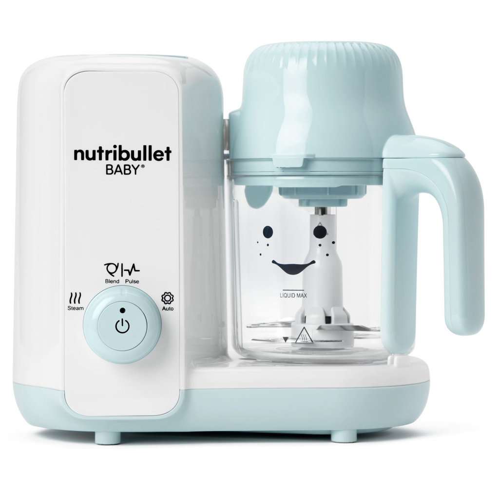 Vaporera y Procesador Nutribullet Baby Ciclo Preprogramado Azul Y Blanco