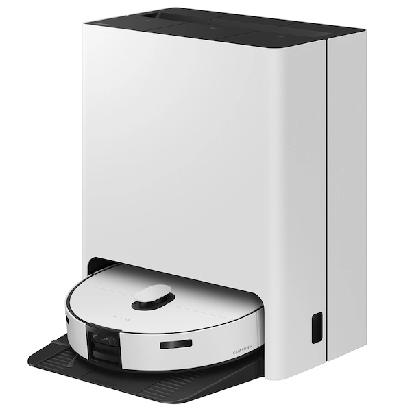 Aspiradora Robot Samsung Bespoke 2 En 1 Aspira Y Friega Jet Bot Combo Con IA Y Estacion De Limpieza Blanco