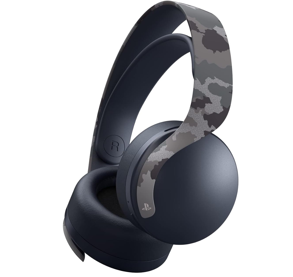 Audifonos Gaming Sony Pulse 3D PS5 PS4 Over Ear Inalambricos Con Microfono Camuflaje Gris