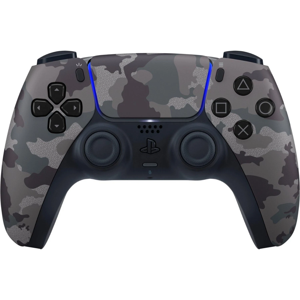Control Sony Inalambrico Dualsense PS5 Sensaciones Amplificadas Camuflaje Gris