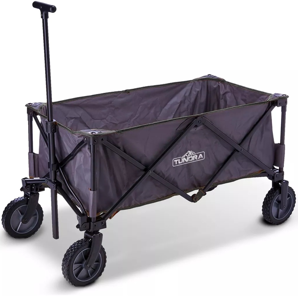Carro De Carga Tundra Transportador Multiuso Plegable Gris