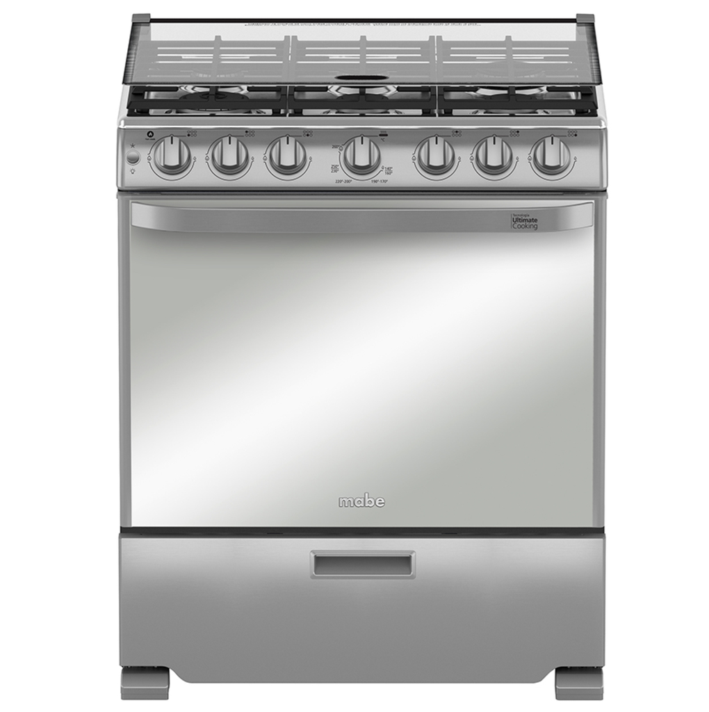 Cocina A Gas Mabe 76 Cm Quemador Fast Cook Easy Clean Pro Y Tecnologia Ultimate Acero