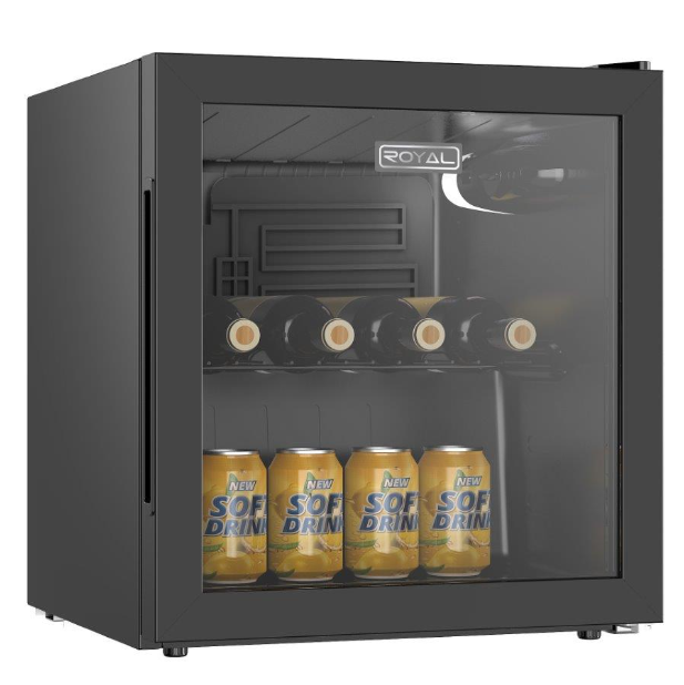 Nevera Exhibidora Vertical Royal 55 Lts 1 Pta Negro