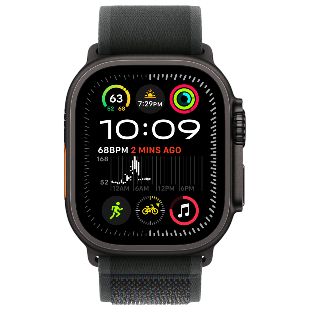 Apple Watch Ultra 2 49Mm Black Ti Black Tl M/L