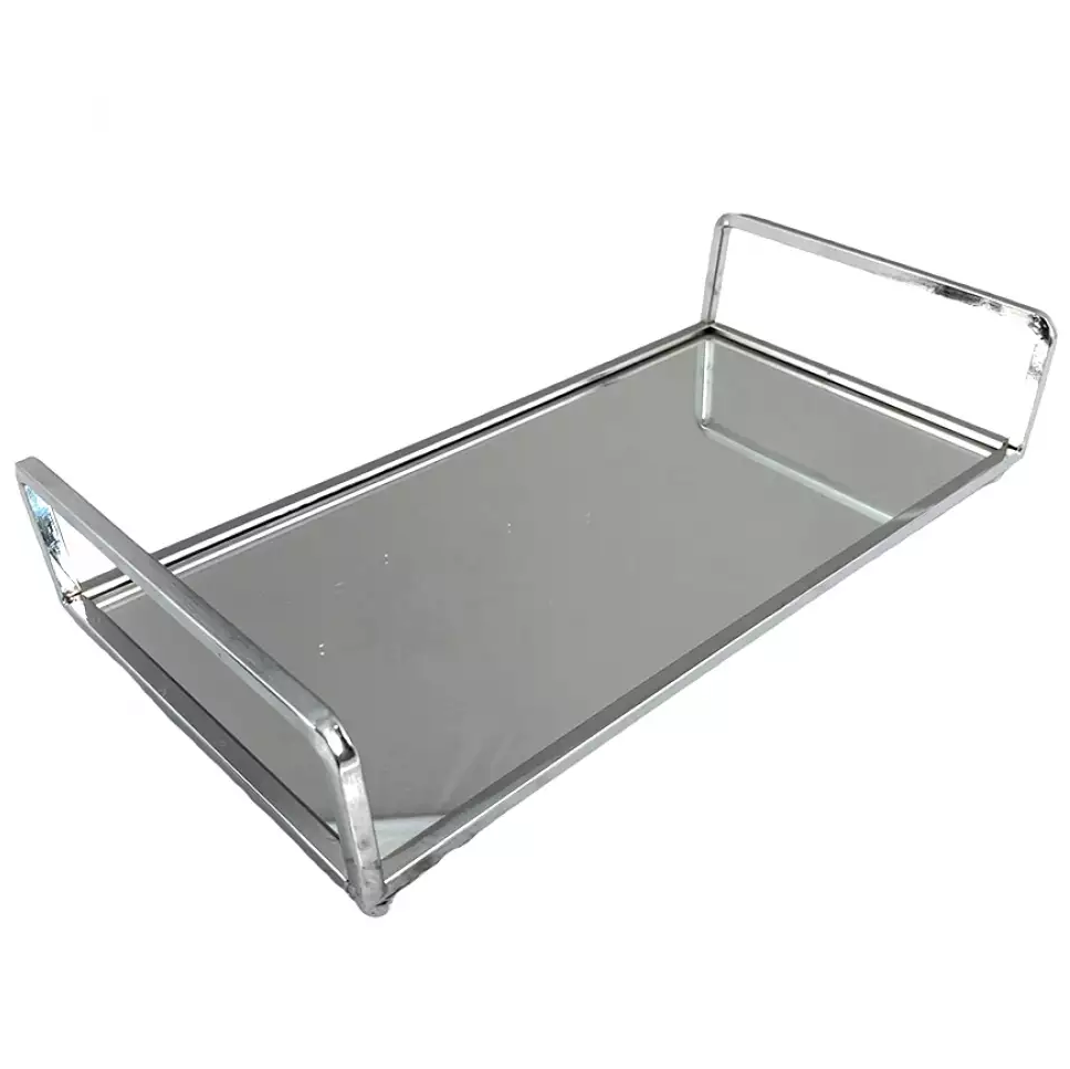 Bandeja Concepts Decorativa 29X15X6.2 Cm Plateado