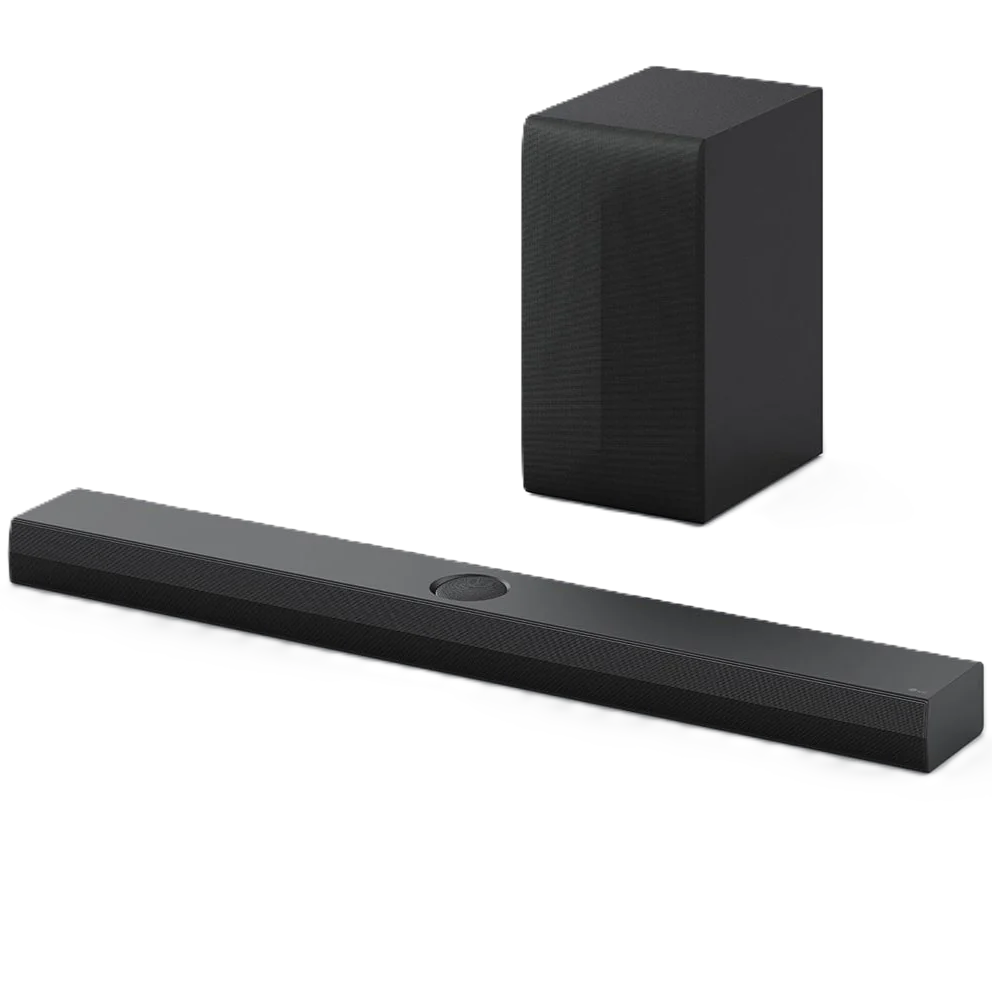 Barra De Sonido LG 3.1.1 Con Bluetooth Al Sound Pro WOW Orquesta Y Bajo Inalambrico 400W Negro