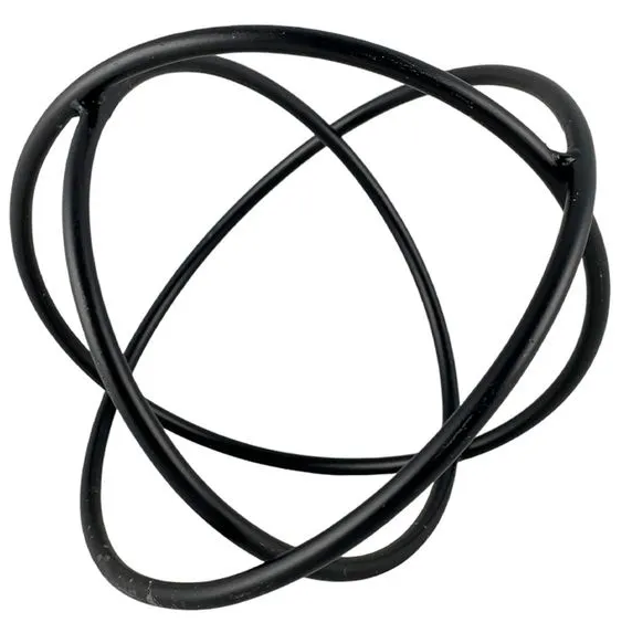 Figura Abstracta Concepts De Metal 23X20X18 Cm Negro