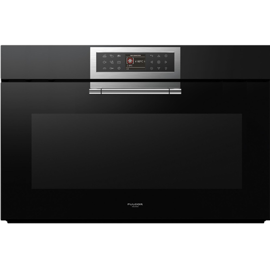 Horno Electrico 90 Cm Fulgor Cluster 15 Funciones Control Tactil Creative Negro Y Acero