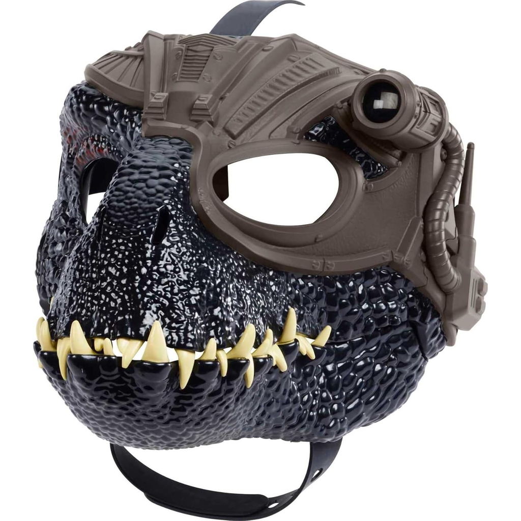 Mascara Indoraptor Rastre Mattel Jurassic World Negro Y Marron