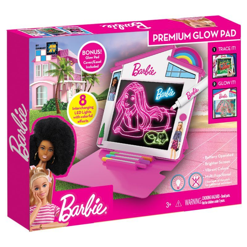 Pizarra Magica Barbie Premium Dreamhouse Iluminacion 3D Multicolor