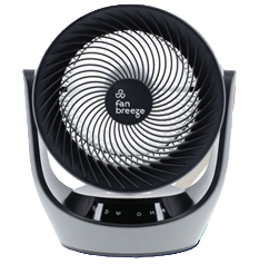 Ventilador De Mesa Fan Breeze 5 Vel 3 Aspas Gris