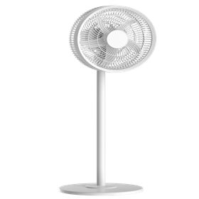 Ventilador De Pedestal Fan Freeze 3 Vel 5 Aspas Recargable Blanco