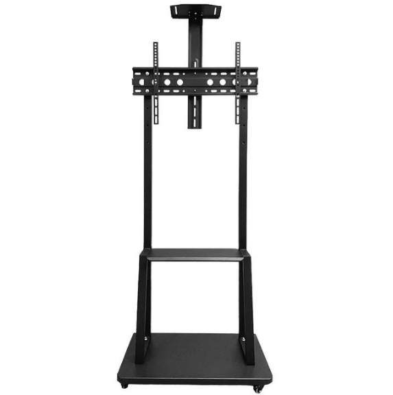 Base Para TV De Pedestal Elitec 32"A 75" Con Ruedas Negro