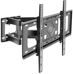 Base Para TV Elitec 40" A 86" Doble Brazo Giratorio Negro