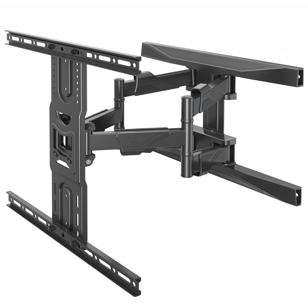 Base Para TV Elitec 40" A 80" Doble Brazo Giratorio Negro